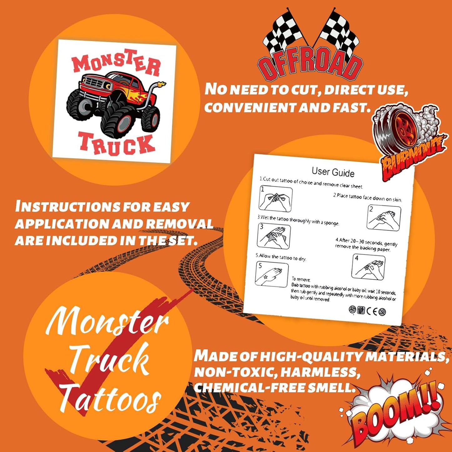 240 Pcs Summer Fruit Temporary Tattoos for Kids, Safety Waterproof Bulk Tattoos Stickers, Hawaiian Themed Tattoos Toys, Best Choice for Summer Party and Goody Bag Stuffers, 60 Different Designs