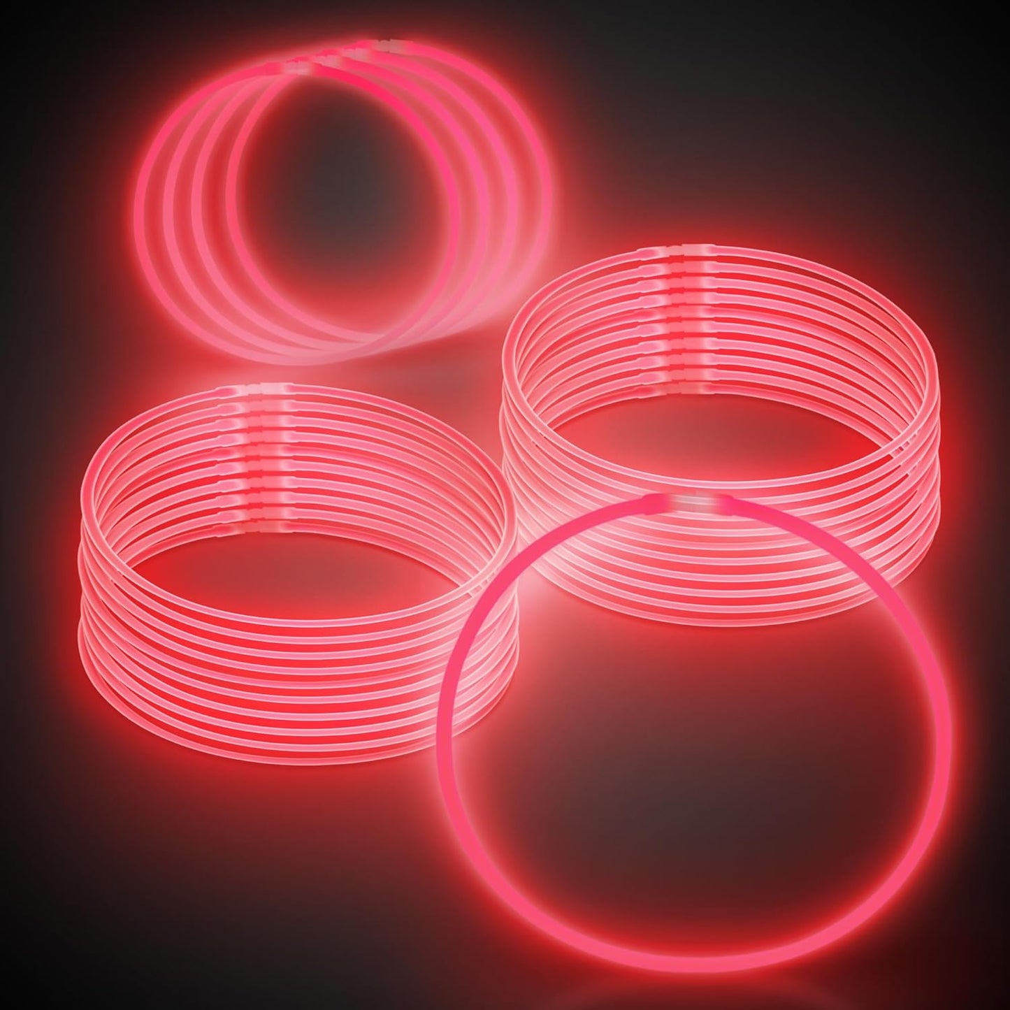 Windy City Novelties 22” Glow Stick Necklaces – 50 Pack for Summer Parties, Camping & July 4th Celebrations (Purple)