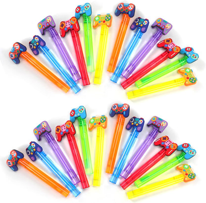 24PCS Animal Bubble Wands for Wild One Birthday Baby Shower Decorations Safari Jungle Theme Party Favors Supplies, Pinata Goodie Bags Filler, Classroom Prizes, Valentines Gifts, Easter Stuffers