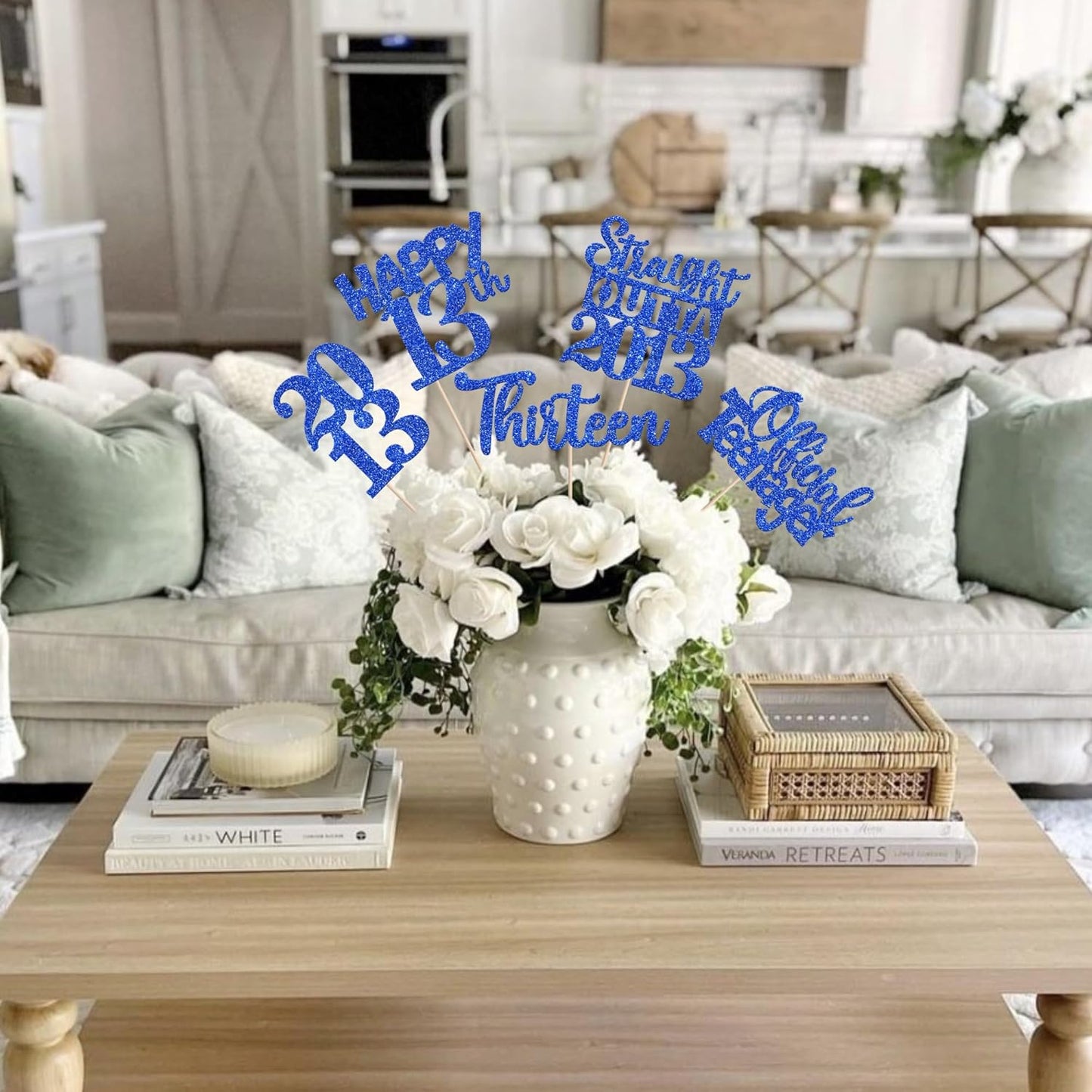 15 PCS 50th Birthday Centerpiece Sticks Fifty Happy 50th Straight Outta 1976 Table Flower Centerpieces Sticks Cheers to 50 Floral Decorations for 50th Birthday Party Centerpieces Supplies Black