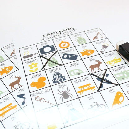 Variety Pack set of 20 Scavenger Hunt Games for Kids, Outdoor or Indoor, Road Trip, Travel Activities, Includes Dry Erase Markers and Cards, Family Game Night