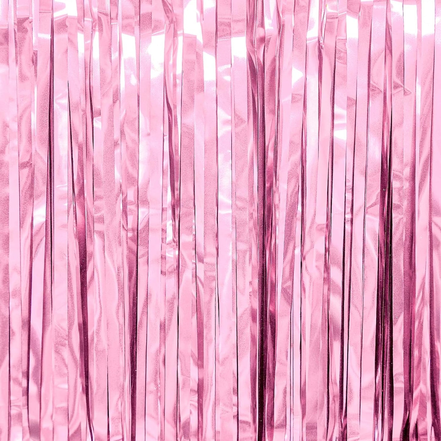 PartyWoo Silver Streamers 3pcs Tinsel Backdrop 8.2FT Metallic Tinsel Foil Fringe Streamer Curtains Party Photo Booth Backdrop for Graduation Baby Shower Bachelorette Wedding Disco Party Decorations