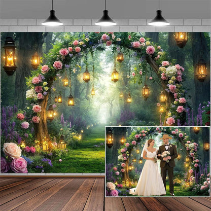 10x8ft Country Wedding Photography Backdrop Rustic Barn Door Photography Backdrop Farmhouse Pink Flower Cabin Wooden Birthday Baby Shower Wedding Bridal Party Banner Photo Booth Props Background