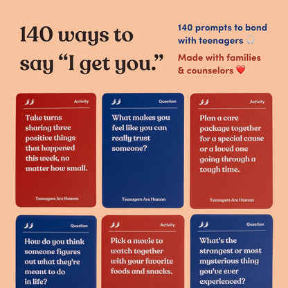 Partners are Human | 140 Conversation Cards to Help Deepen Romantic Relationships | Card Game for Bonding & Communication | Therapy for Adults