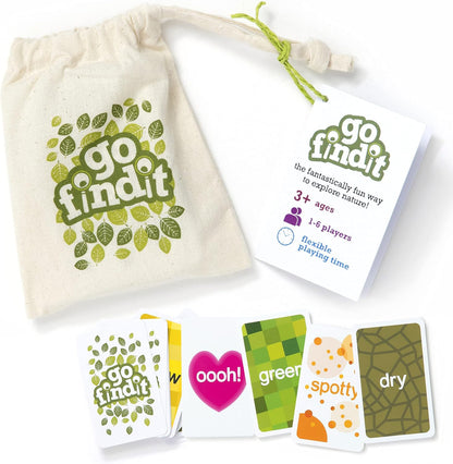 gofindit Scavenger Hunt Card Game, Outdoor Activities for Kids Toddler & Family, Beach Camping Travel Car Games for Road Trips, Kids Scavenger Hunt Game Age 3 4 5 6 Years Old & Up