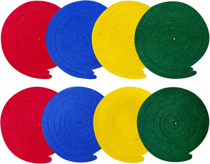 36 Pcs Blue Hanging Swirl Decorations Ombre Royal Blue White Felt Swirl Streamer Spiral Ceiling Garland for Birthday Wedding Baby Shower Graduation Under The Sea Nautical Ahoy Achor Party Supplies