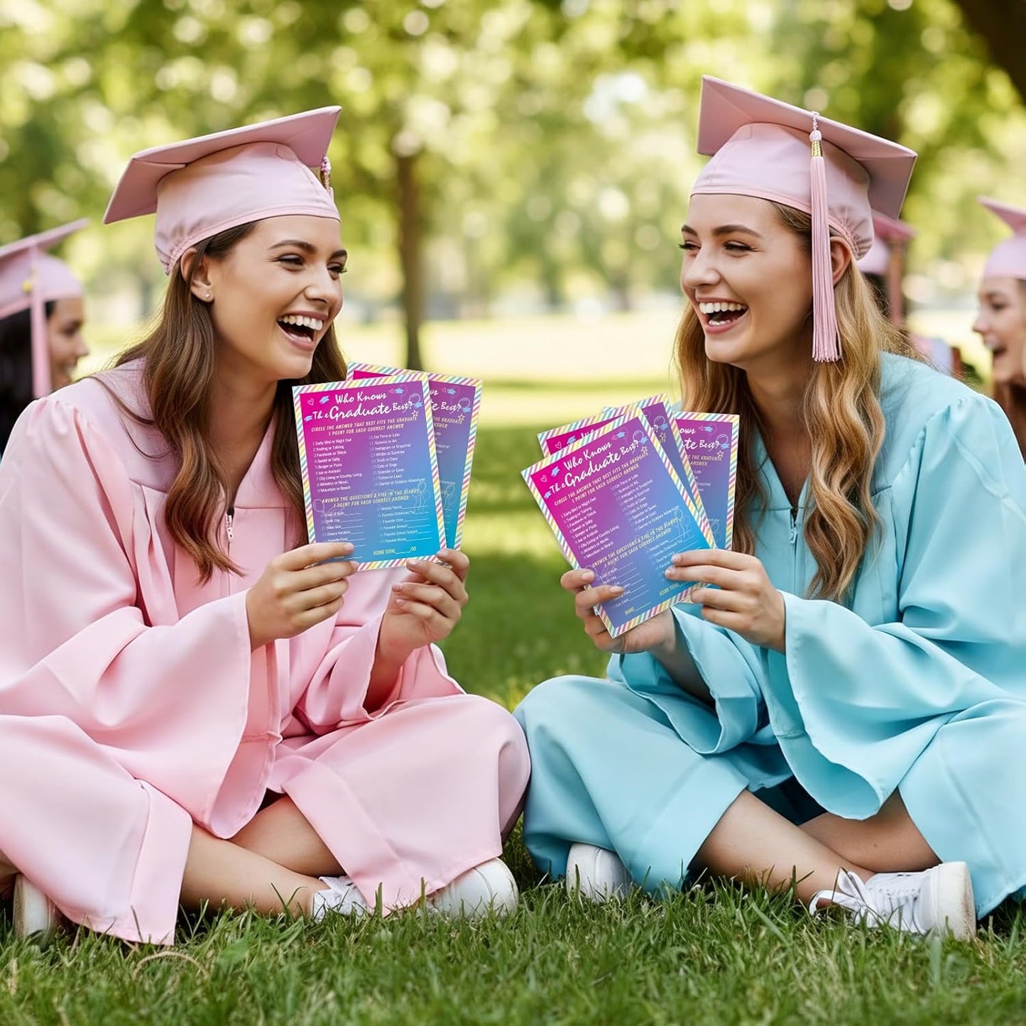 FaCraft 36PCS Who Knows Graduate Best Game Cards Class of 2026 Party Games Activities for High School Senior College School Graduation Party Favor Supplies Grad Game Graduation Decorations 2026
