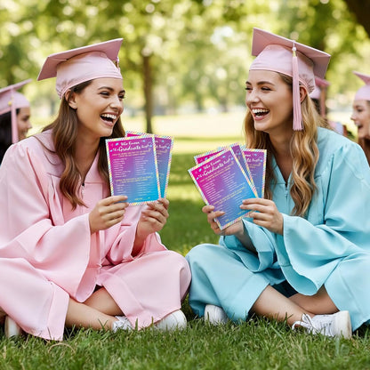 FaCraft 36PCS Who Knows Graduate Best Game Cards Class of 2026 Party Games Activities for High School Senior College School Graduation Party Favor Supplies Grad Game Graduation Decorations 2026