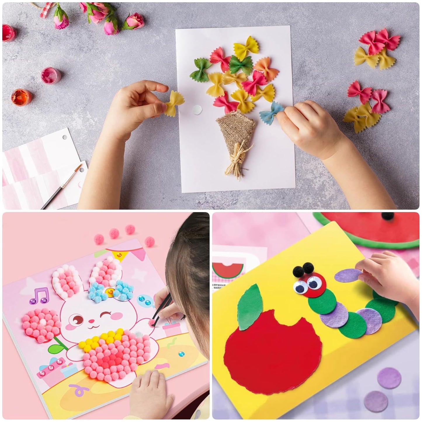 1200pcs Sticky Dots for Balloons, Scrapbooking, Double Sided Clear Glue Points Dots for Craft & Party Decoration