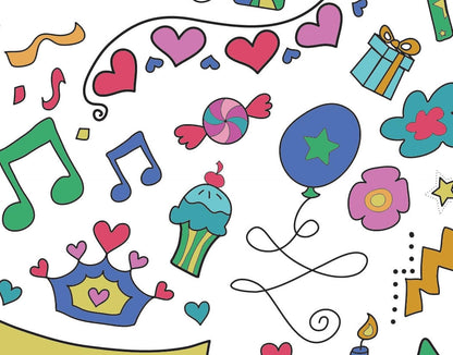 Animal Fun Design – Square Tablecloth 60”X60” – Interactive Coloring Tablecloth for Kids - Poly/Cotton Fabric – Washable and Reusable – DIY Activity for Children and Adults