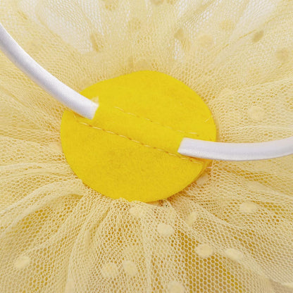 DRESHOW Fascinators Hat Flower Mesh Ribbons Feathers on a Headband and a Clip Tea Party Headwear for Girls and Women - Colors A