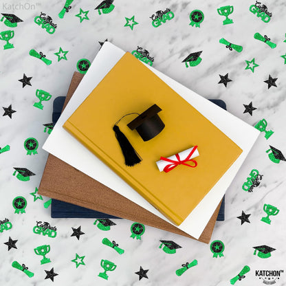 Black and Gold Grad Graduation Decorations 2026 - Pack of 1000, Congrats Grad Graduation Confetti 2026 | Grad Confetti Class of 2026 for Black and Gold 2026 Graduation Decorations, KatchOn