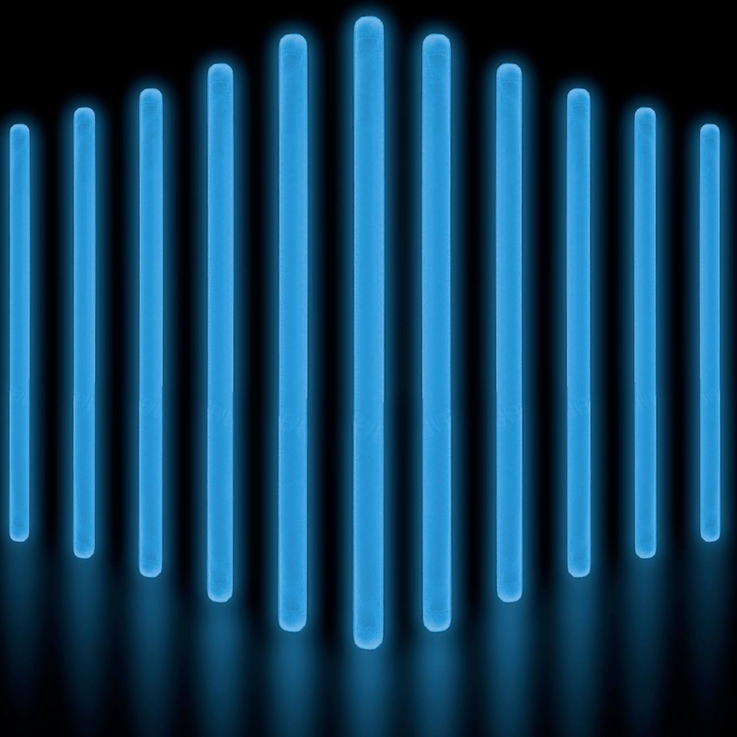 Glow Fever Glow Sticks Bulk Party Pack - 10" Large Glow Sticks - Neon Accessories Light Sticks Glow in The Dark Party Supplies for Concert, Wedding, & Birthday by Party Dragon - Red, 50 ct
