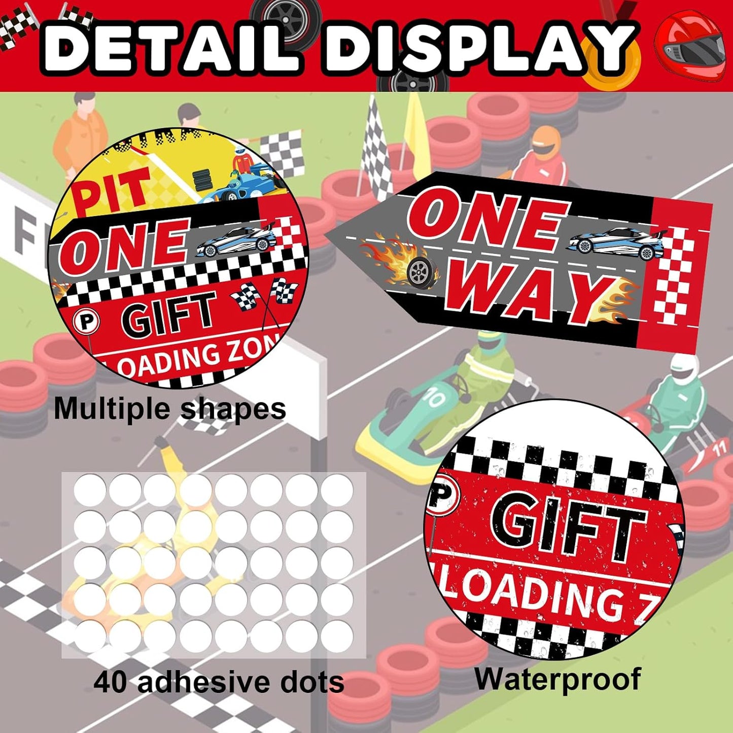 20 Pcs Luau Party Decorations Welcome Sign Summer Hawaiian Directional Signs Tropical Hawaiian Themed Birthday Decorations Luau Tiki Party Supplies with 2 Sheet Letter Stickers