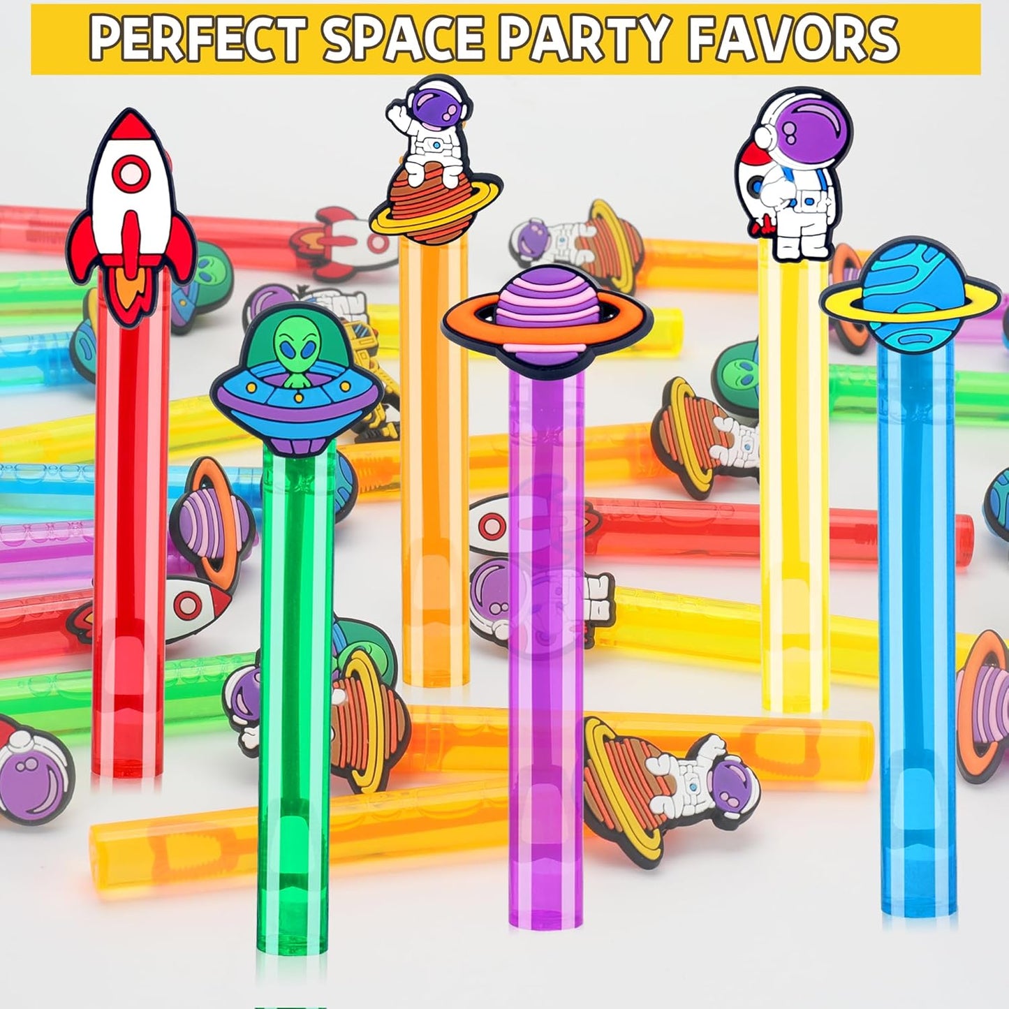 24PCS Animal Bubble Wands for Wild One Birthday Baby Shower Decorations Safari Jungle Theme Party Favors Supplies, Pinata Goodie Bags Filler, Classroom Prizes, Valentines Gifts, Easter Stuffers