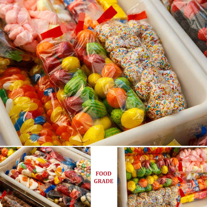 Cello Cellophane Treat Bags,5x7 Inches Clear Cellophane Bags 200 Pcs OPP Plastic Treat Bags with 200 Twist Ties for Gift Wrapping,Packaging Candies,Dessert,Bakery, Cookies, Chocolate,Party Favor