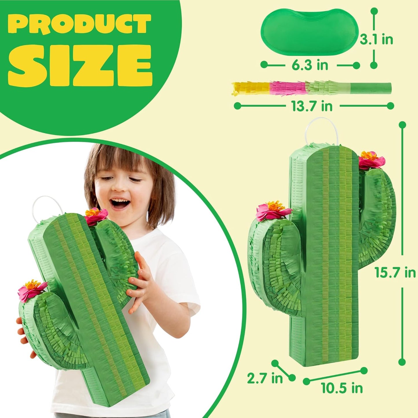 Cinco De Mayo Donkey Pinata for Kids Birthday Party for Fun Fiesta Taco Party Supplies, Luau Event Mexican Theme Decoration, Carnivals Festivals, Taco Tuesday Event