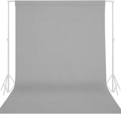GFCC 8FTX10FT White Backdrop Background for Photography Photo Booth Backdrop for Photoshoot Background Screen Video Recording Parties Curtain