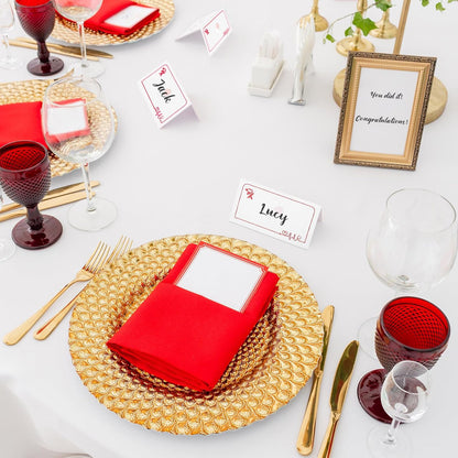AmazingSpark 50 Pcs Nurse Graduation Party Decorations Nursing Food Tent Labels Hospital Themed Grad Table Place Labels Folding Name Tent Cards for Graduation Nurse Week Party Supplies