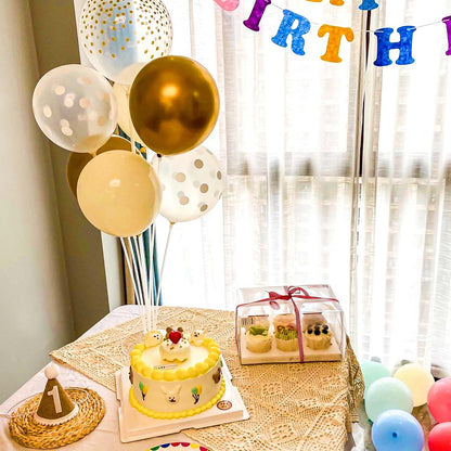 JOYYPOP 4 Sets Balloon Stand Kit For Table, Balloon Sticks with Base Birthday Graduation Party Decorations Wedding