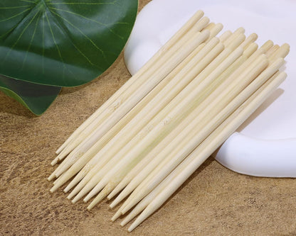 Heavy Duty Bamboo Stylus Sticks Craft Sticks for Scratching Drawing Christmas Thanksgiving Scratch Art Activity Craft Projects, 30PCS (12cm)