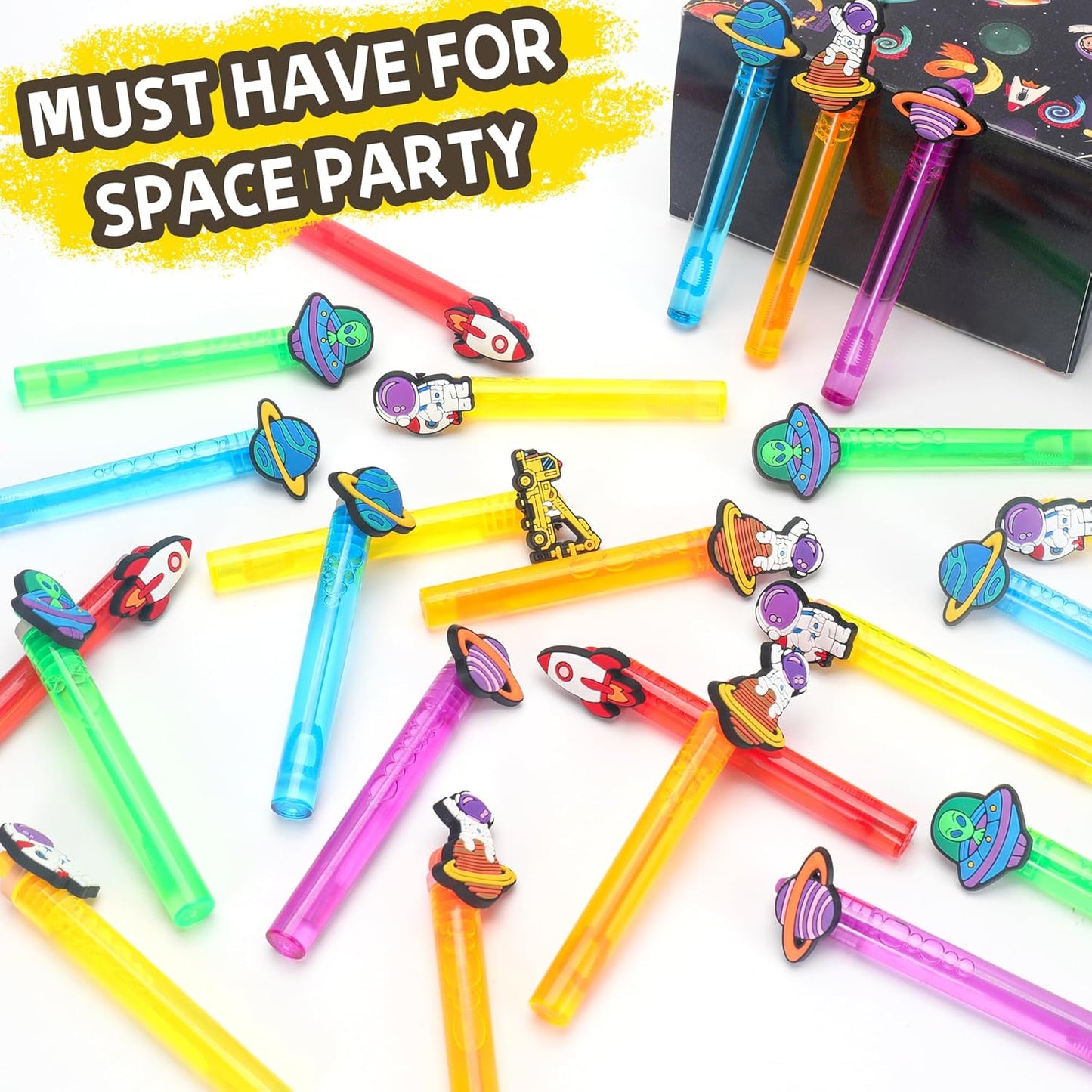 24PCS Animal Bubble Wands for Wild One Birthday Baby Shower Decorations Safari Jungle Theme Party Favors Supplies, Pinata Goodie Bags Filler, Classroom Prizes, Valentines Gifts, Easter Stuffers