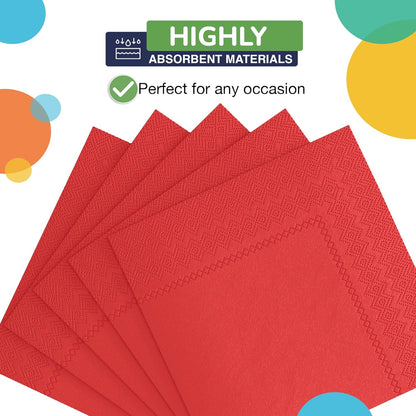 Party Solids Purple Paper Napkins Disposable Everyday 50 Pcs 2 Ply Purple Dinner Napkins Paper Everyday For Parties & Party Supplies