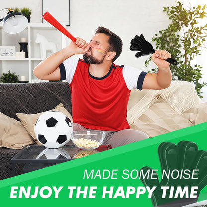 50 Pcs Hand Clappers Noisemakers 7.5 Inch Clappers Noisemakers Plastic Hand Clappers for Birthdays Game Football Sporting Events Cheers Supplies Dance Basketball Football Noisemakers(Black)
