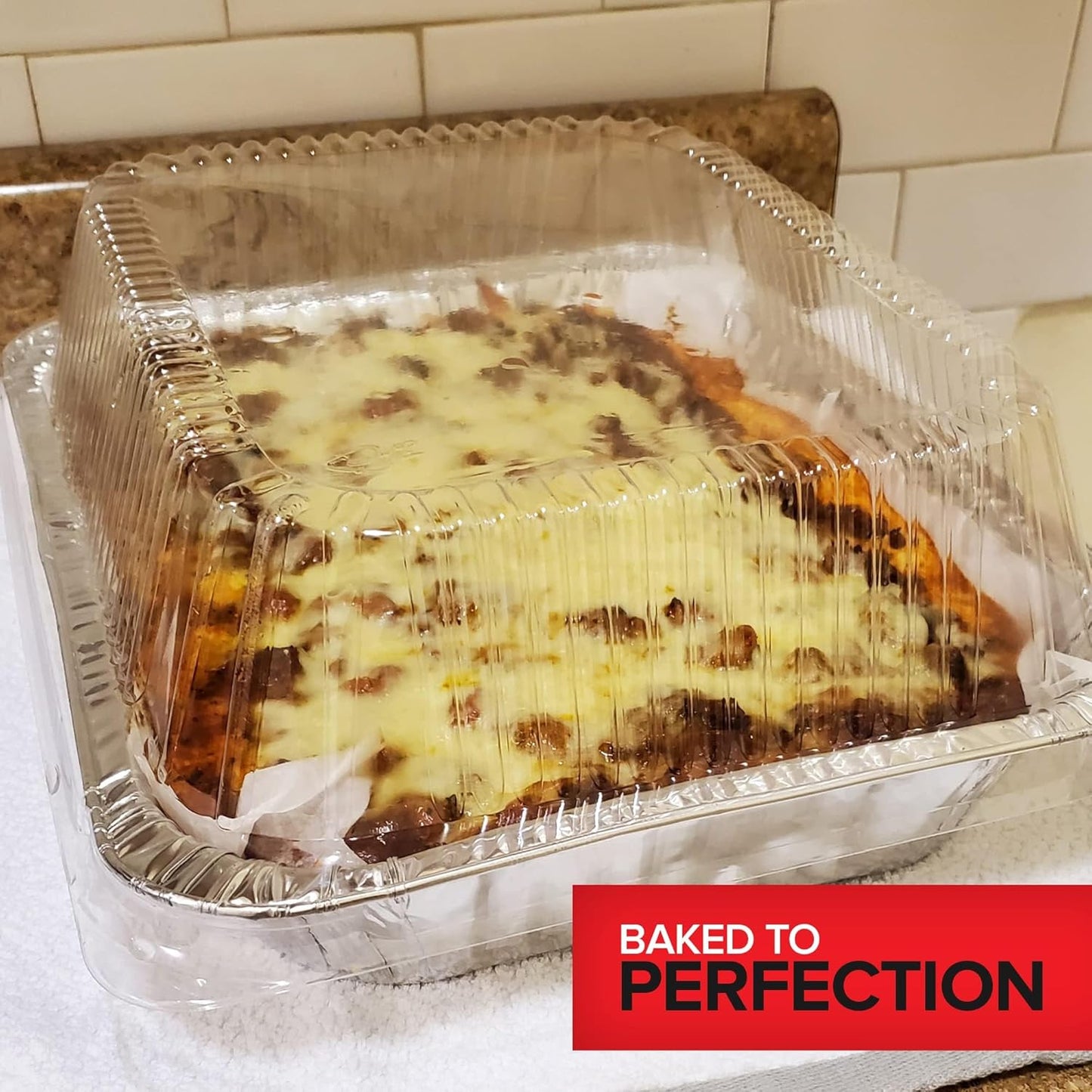 Stock Your Home Aluminum Pans 9x13 Disposable Foil Pans (30 Pack) - Half Size Steam Table Deep Trays - Tin Foil Pans Great for Cooking, Heating, Storing, Prepping Food