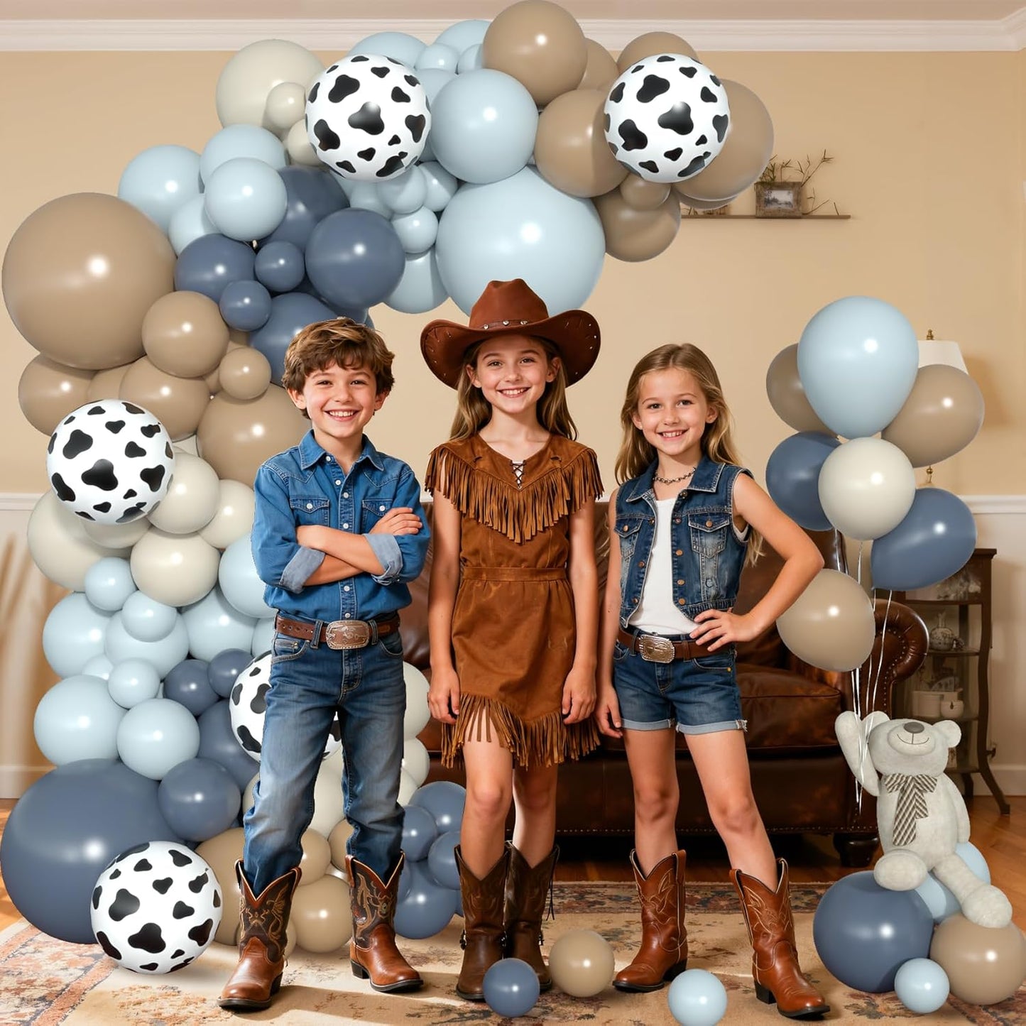 Amandir 153pcs Purple Blue Pink Balloon Garland Arch Kit, Different Sizes 18 12 10 5 inch Teal Yellow Latex Metallic Confetti Balloons for Magic Birthday Engagement Party Decoration