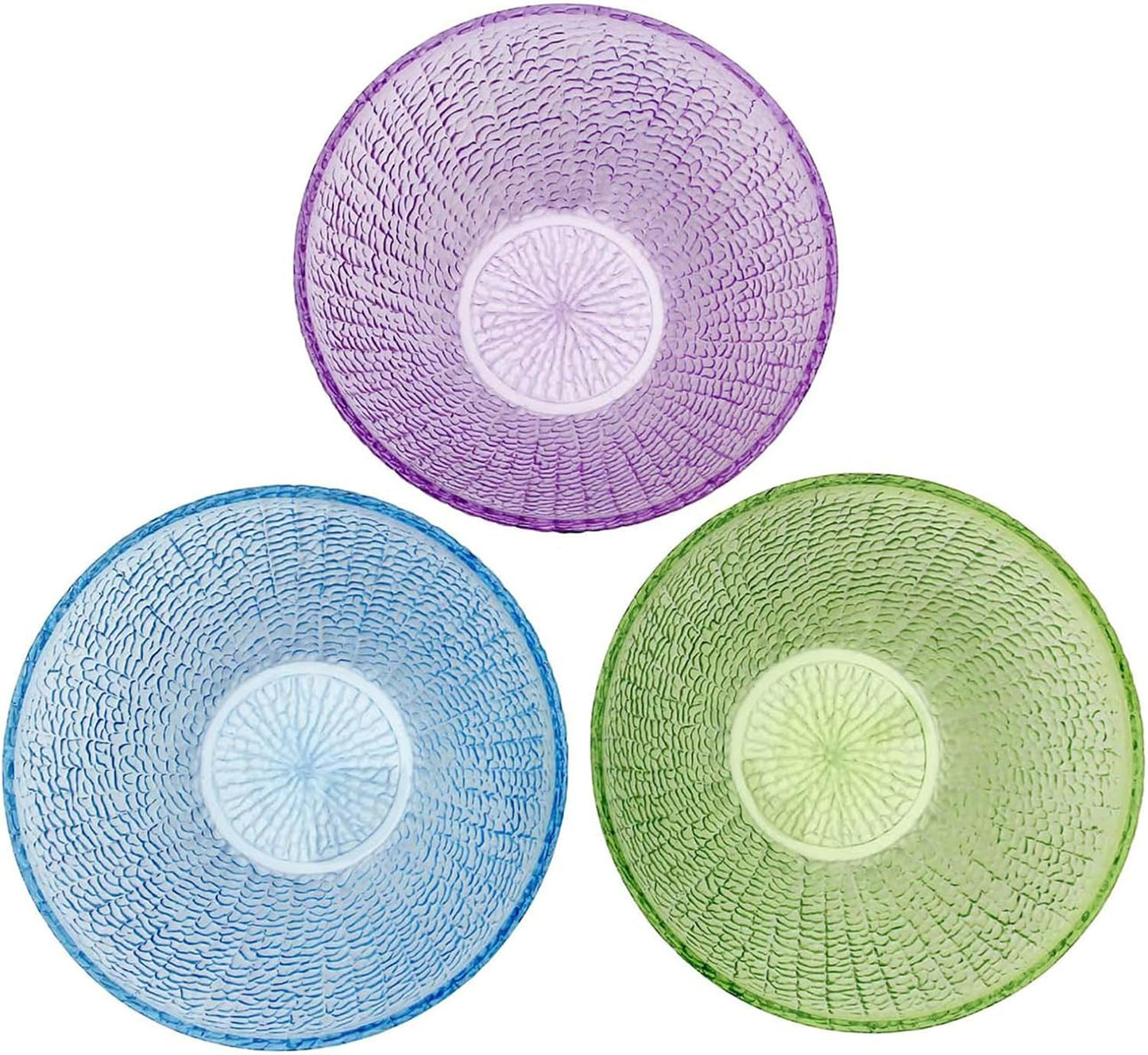 Frcctre Set of 6 Large Plastic Mixing Bowls Set, 93 Oz Round Disposable Plastic Serving Bowls Salad Bowl for Party, Snack, Salad, Chip, Popcorn