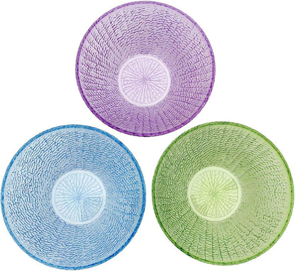 Frcctre Set of 6 Large Plastic Mixing Bowls Set, 93 Oz Round Disposable Plastic Serving Bowls Salad Bowl for Party, Snack, Salad, Chip, Popcorn