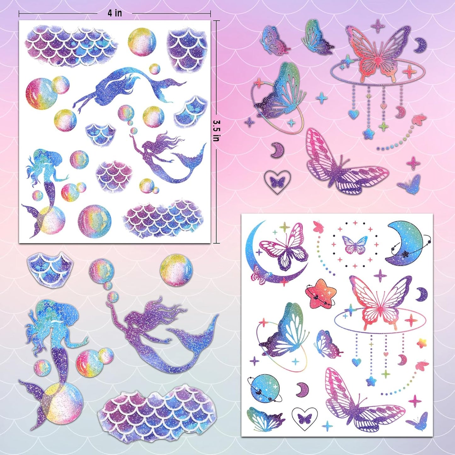 Ozepao Dinosaur Glitter Temporary Tattoos for Kids - 160 Styles - Dino Party Favors, Birthday Party Supplies, T-rex Decorations