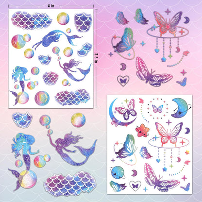 Ozepao Dinosaur Glitter Temporary Tattoos for Kids - 160 Styles - Dino Party Favors, Birthday Party Supplies, T-rex Decorations