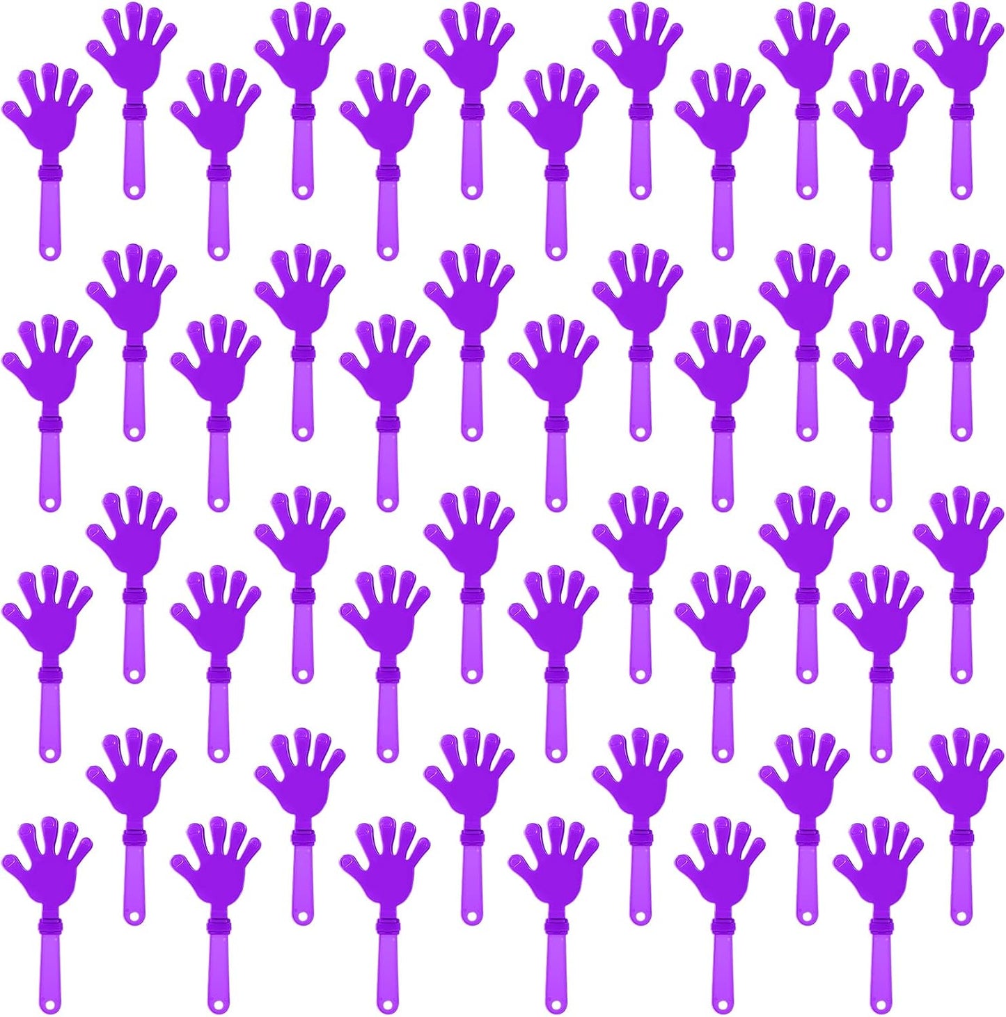 48 Pieces Royal Blue Hand Clappers 7.5 Inch Clappers Noisemakers Noise Makers Party Favors Plastic Clapper Sporting Events Cheers Ball Dance Basketball Football Noisemakers （Royal Blue）