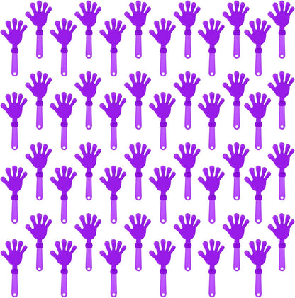48 Pieces Royal Blue Hand Clappers 7.5 Inch Clappers Noisemakers Noise Makers Party Favors Plastic Clapper Sporting Events Cheers Ball Dance Basketball Football Noisemakers （Royal Blue）