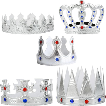 Prince Crown For Kids King Crown Hat for Birthday Party Photo Props Boys Girls Party