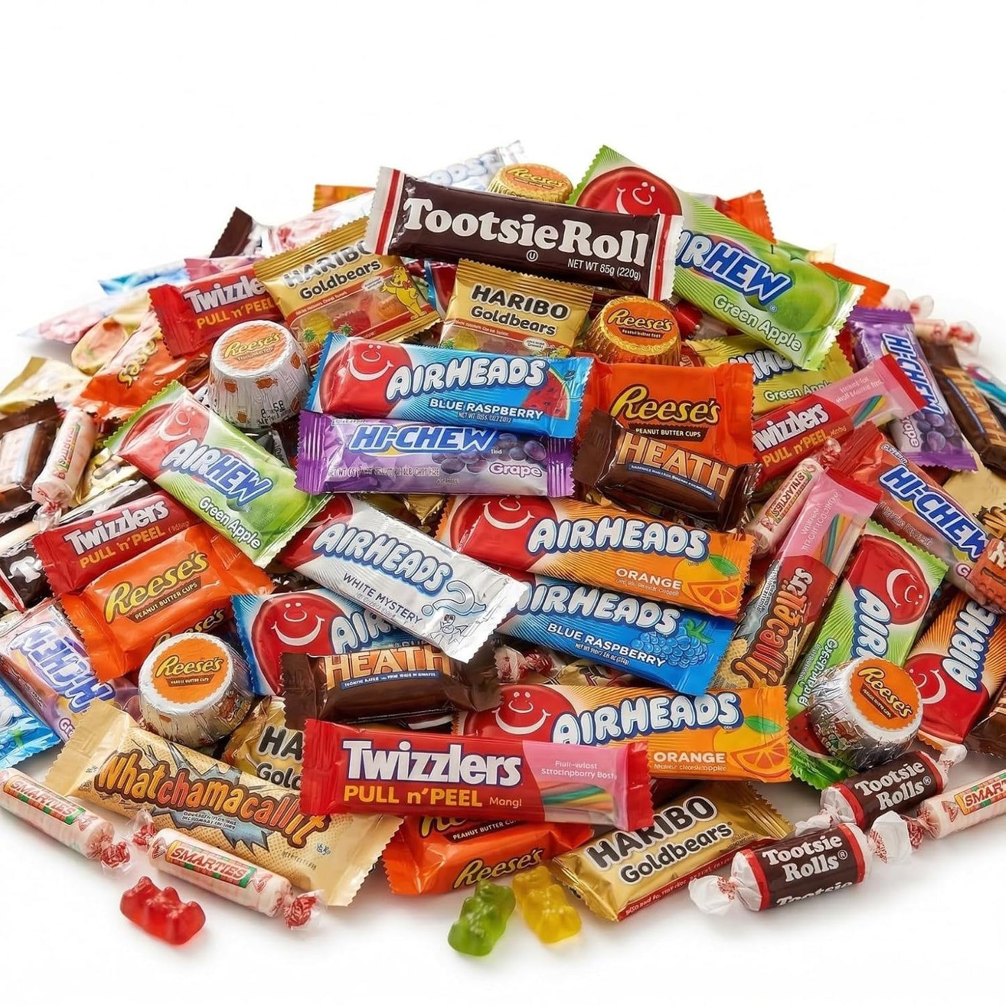 CANDYMAN Bulk Candy Variety Pack - 80+ Pieces, 2 LB Individually Wrapped Chocolate & Candy Mix, Father's Day, Fillers, Piñata Stuffers, Party Favors, Goodie Bags, Father's Day, Ship with Ice