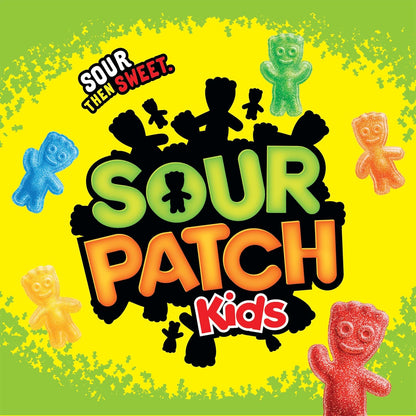 SOUR PATCH KIDS Soft & Chewy Gummy Candy, Bulk Candy, 12 - 3.5 oz Boxes
