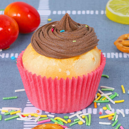 Caperci Standard White Cupcake Liners 500 Count, No Smell, Food Grade & Grease-Proof Baking Cups Paper