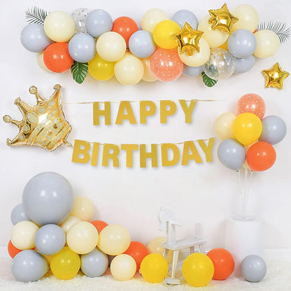 DIY Banner Kit with Letters Glitter Banner Letters Customizable Birthday Banners Graduation Banner Custom Party Hanging Banner for Graduation Wedding Party Baby Shower Decoration(Gold)