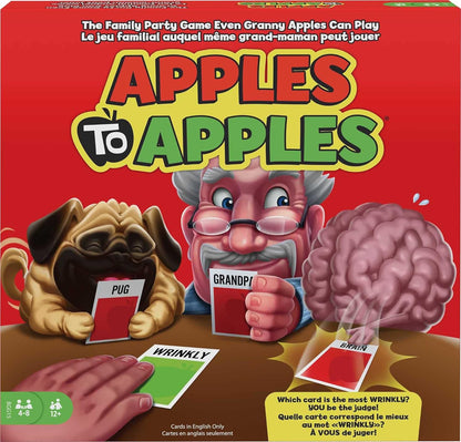 Mattel Games Apples to Apples Junior, The Game of Crazy Comparisons, Board Game with 504 Cards, Family Party Game Especially for Kids, Gift for Kid, Teen & Family Game Night Ages 9 Years & Older
