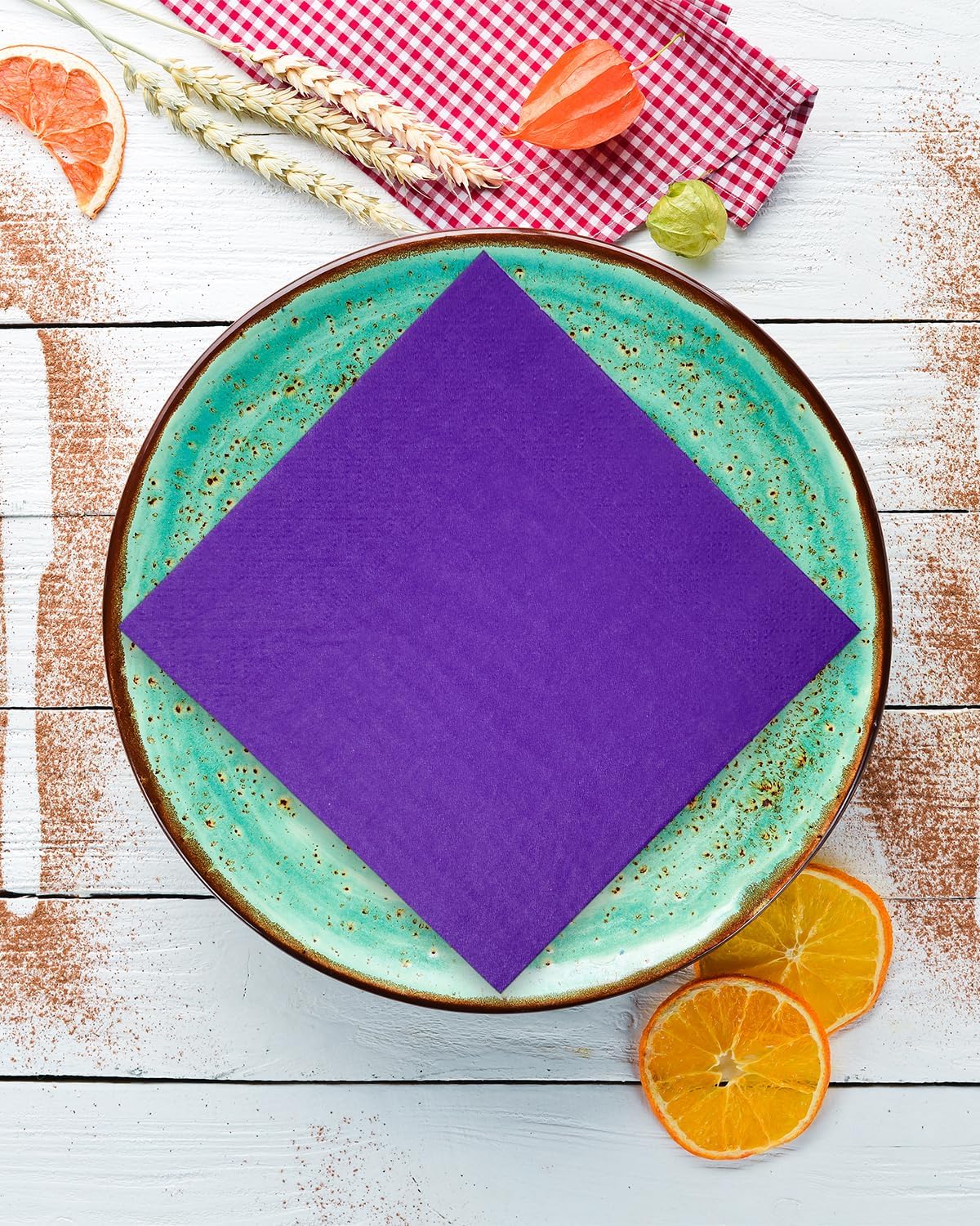 24 colors Cocktail Napkins 5 * 5inch disposable Beverage Napkin paper for Cocktail, Wedding, Dinner，Brithday Party Dessert Wine Paper Napkins（ 120 Count）
