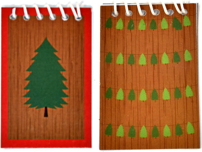 Gift Boutique 48 Woodland Camping Mini Notepads Forest Animal Theme Bear Deer Campfire Spiral Notebooks for Kids Birthday Party Favors Handouts