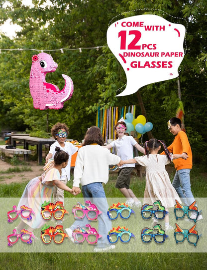Unicorn Piñata for Birthday Party Girl, Princess Party Piñata with Wood Stick, Blindfold & Confetti, Rainbow Unicorn Birthday Decoration (15.6"x12.6"x3.1")