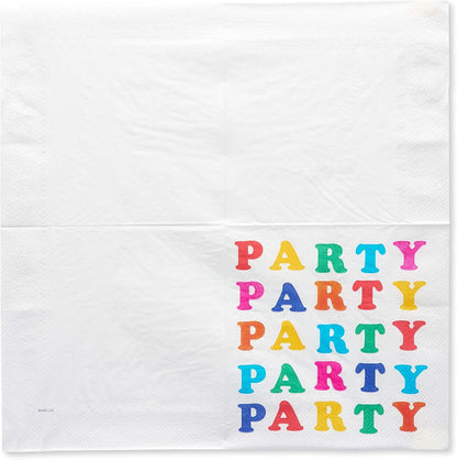 American Greetings Rainbow Party Supplies, Lunch Napkins (50-Count)
