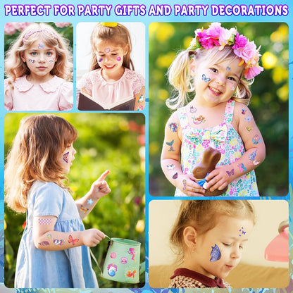 Ozepao Dinosaur Glitter Temporary Tattoos for Kids - 160 Styles - Dino Party Favors, Birthday Party Supplies, T-rex Decorations