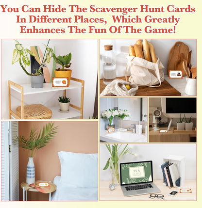 Thanksgiving Scavenger Hunt Clue Cards, Fall Thanksgiving Scavenger Hunt Games for Adults, Autumn Pumpkin Holiday Birthday Party Supplies Activities Outdoor Indoor(18 Cards with Envelopes), 09