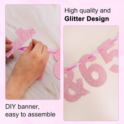 BEISHIDA 116 PCS A-Z DIY Letter Banner Kit Make Your Own Banner Including 111 Letters and Numbers 3 Rope and 2 Threading Device,Customized for Birthday Graduation Wedding Decor Black