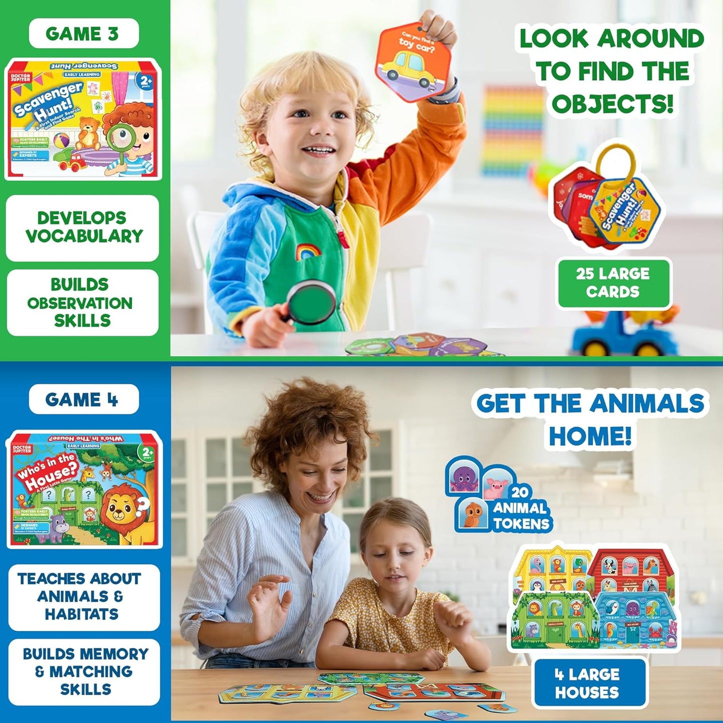 Doctor Jupiter Scavenger Hunt | Toys for Ages 2-4 | Birthday Gift Ideas for 2 Year Old Boys and Girls | Toddler Toys for 2-3-4 Year Old | Learning & Education Toys